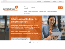 Tablet Screenshot of bibliotheekemmercompascuum.nl